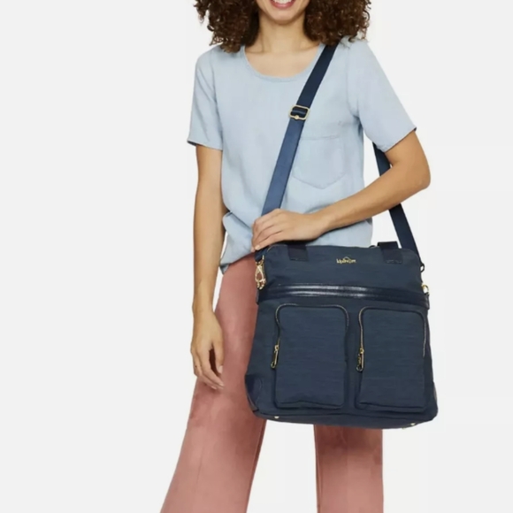 Kipling Camryn True Dazz Navy Laptop Bag B1427 - Picture 2 of 12